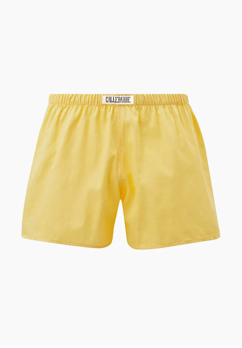 CALLEBARRE Caleçon Jaune Homme Coton Satiné 100%