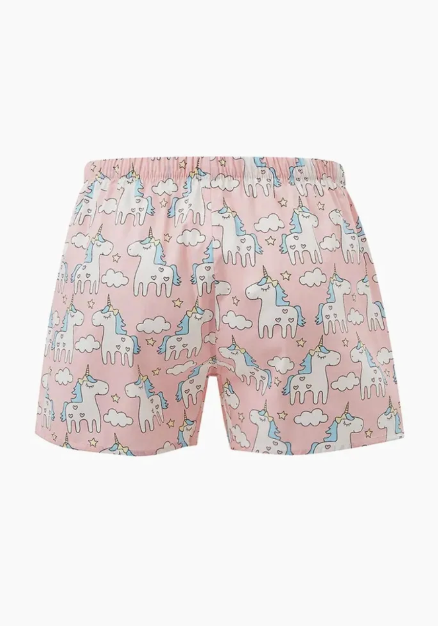 CALLEBARRE Caleçon Homme Unicorn Rose Coton Satiné 100%