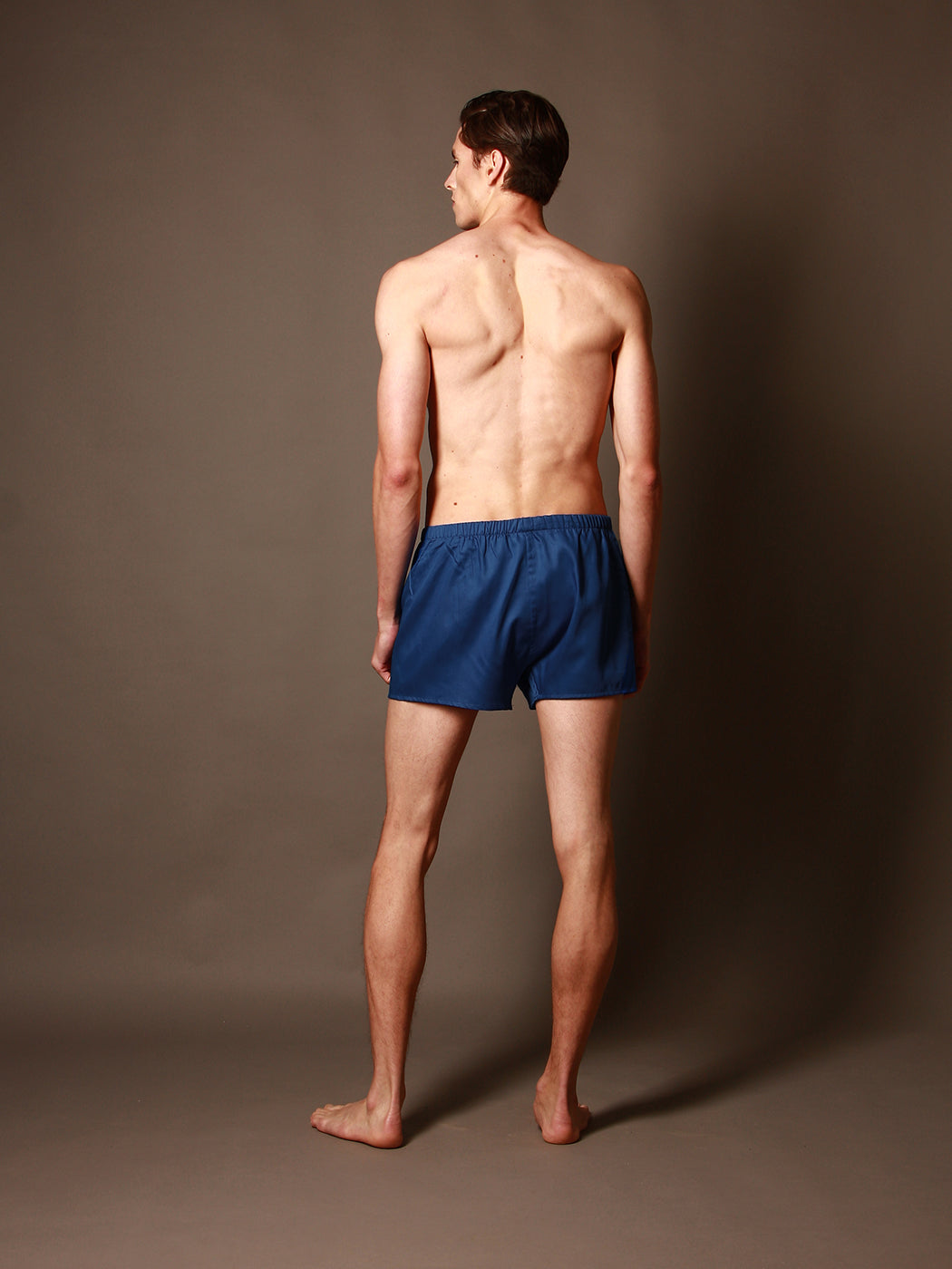 CALLEBARRE Caleçon Homme Indigo Coton Satiné 100%