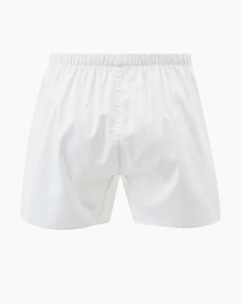 CALLEBARRE Caleçon Blanc Homme Coton Satiné 100%