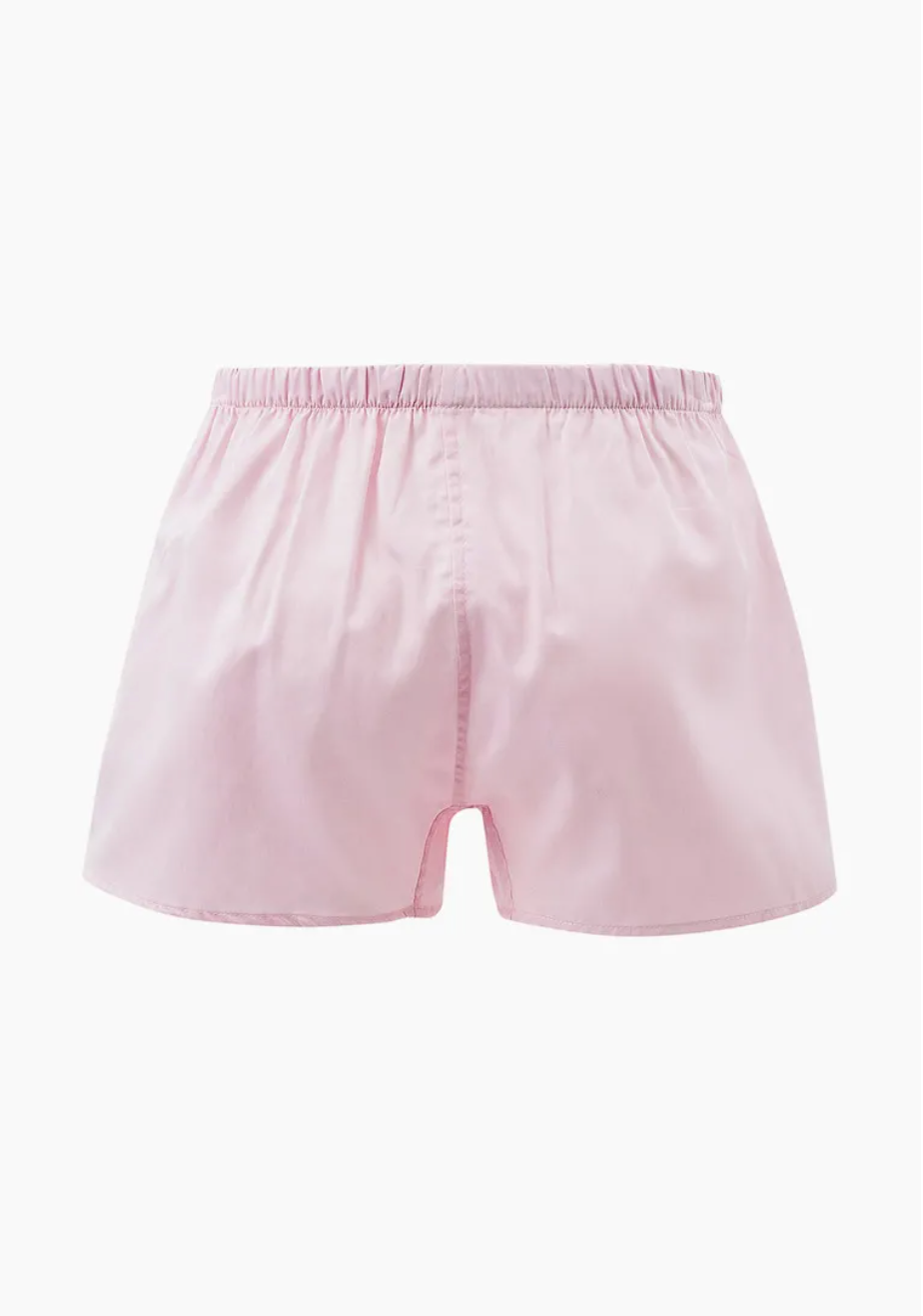 CALLEBARRE Caleçon Homme Rose Coton Satiné 100%