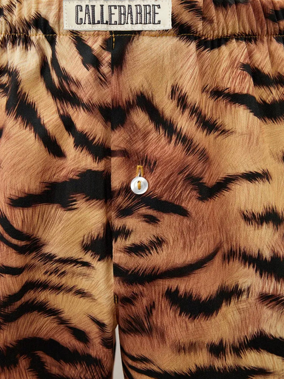 CALLEBARRE Caleçon Homme Tigre Coton 100%