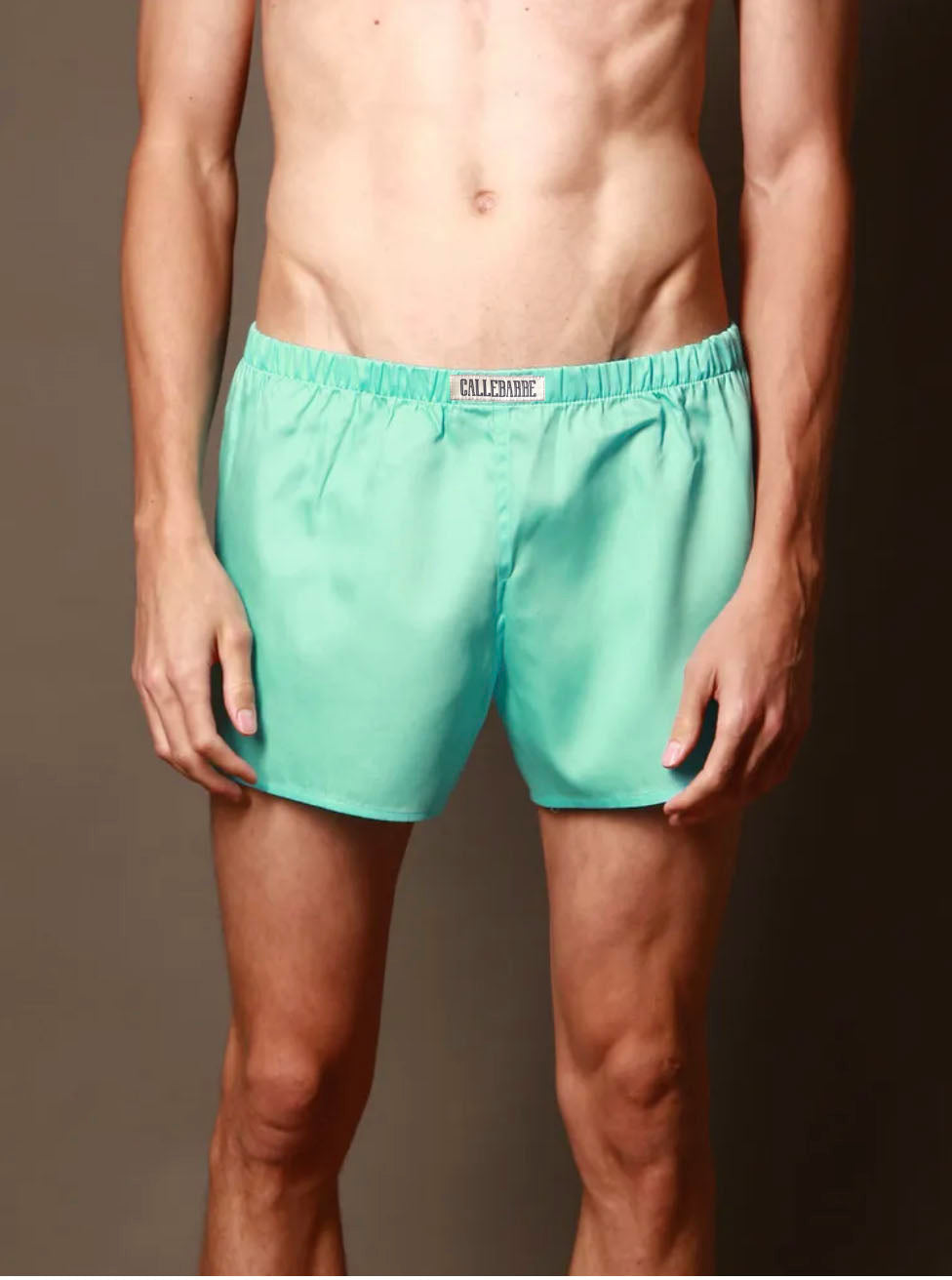 CALLEBARRE Caleçon Homme Menthol Coton Satiné 100%