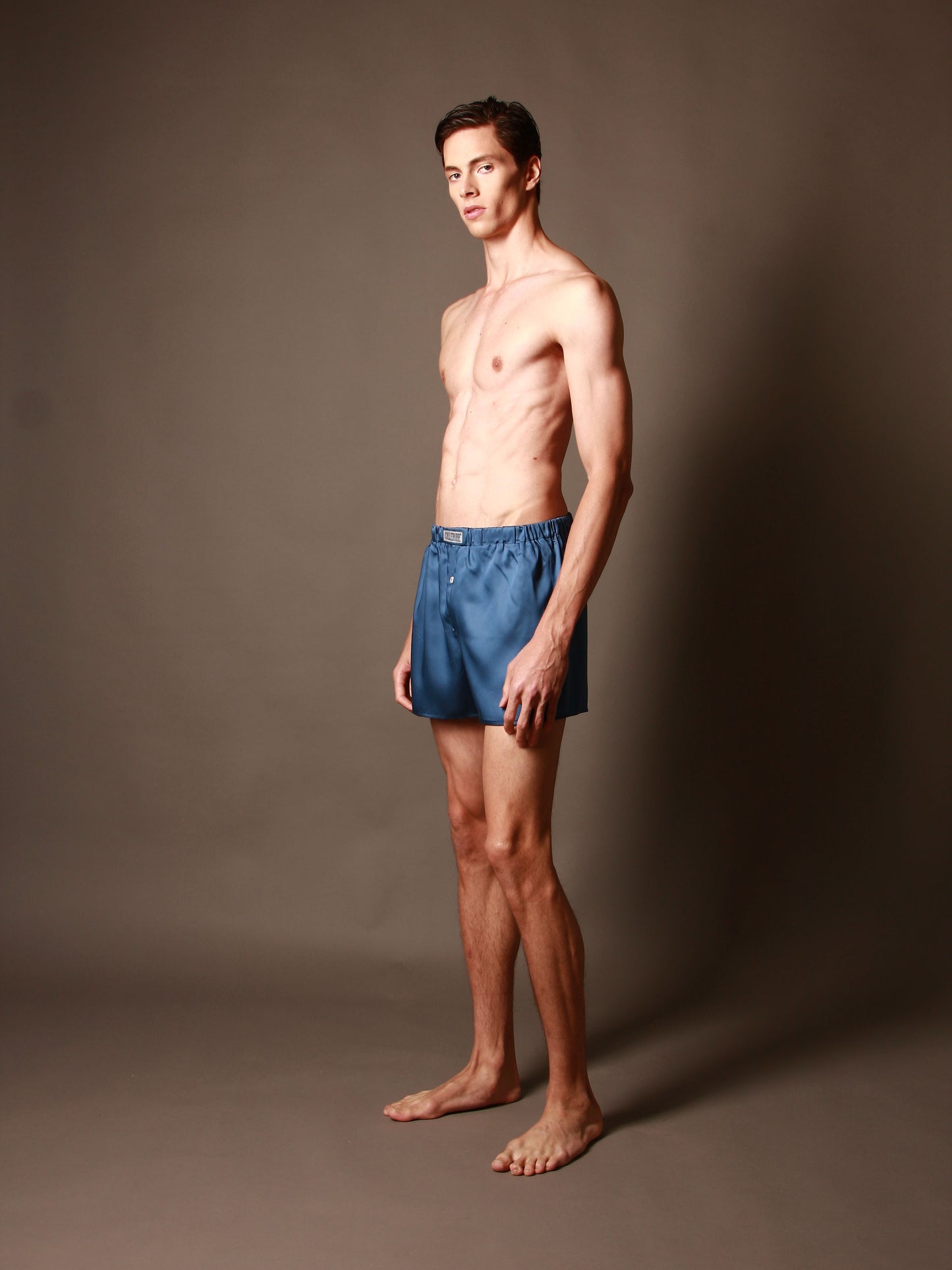 CALLEBARRE Caleçon Homme Bleu élégant