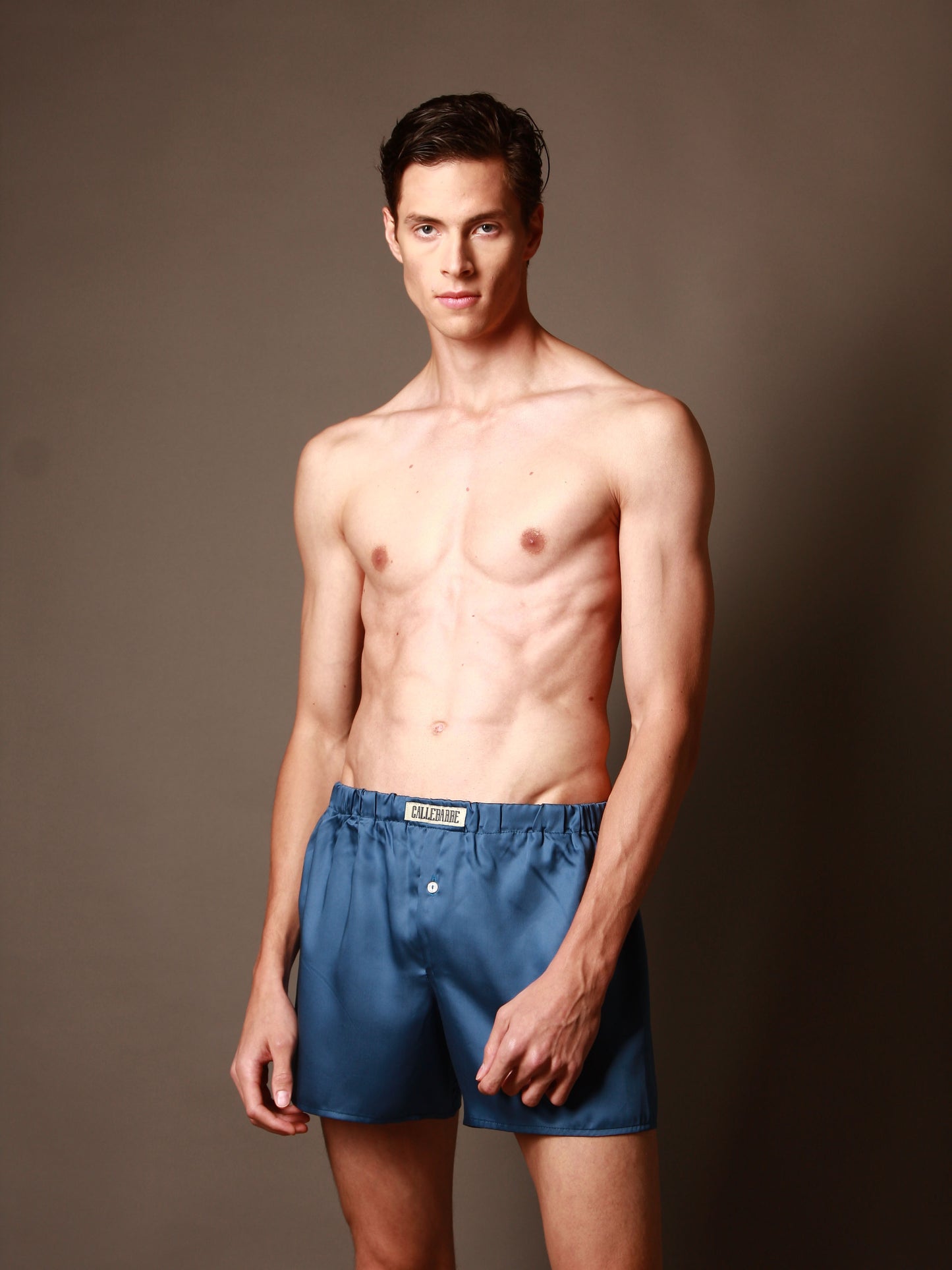 CALLEBARRE Caleçon Homme Bleu élégant