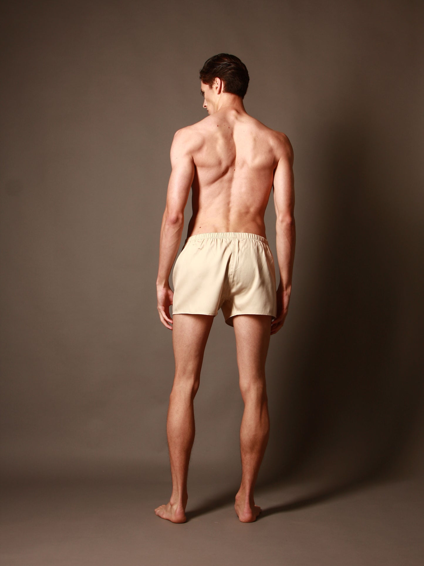 CALLEBARRE Caleçon Beige Homme Satin mercerisé