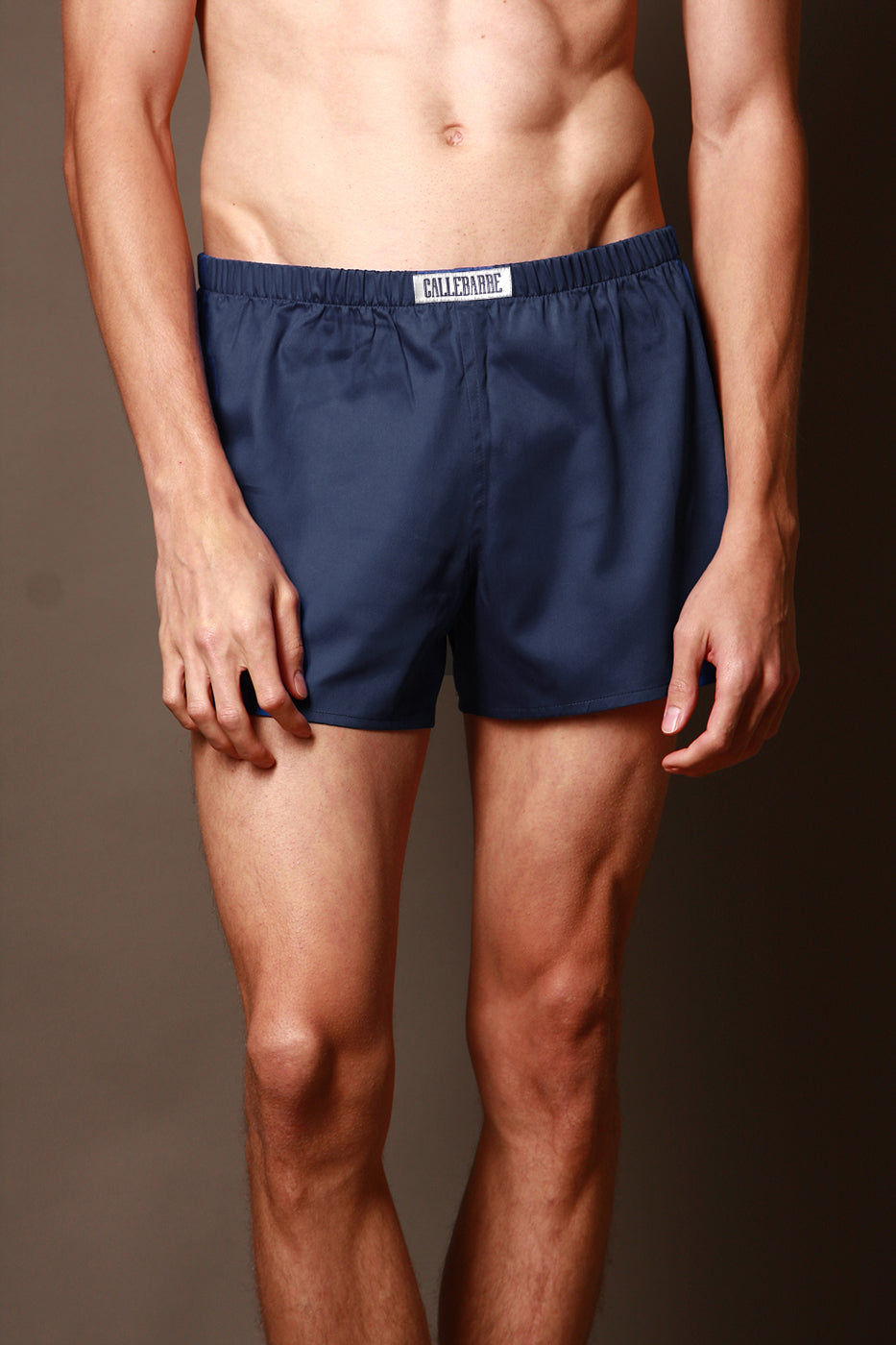 CALLEBARRE Caleçon Homme Indigo Coton Satiné 100%